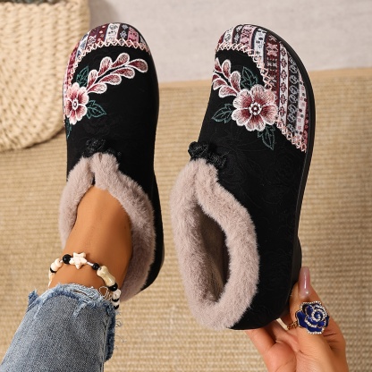 🔥Last Day Promotion 50% OFF - Women's Winter Warm Comfortable Floral Ankle Boots