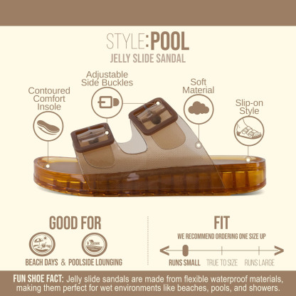 🔥Last Day Promotion 50% OFF -  Women's Comfort Jelly Slide Sandals