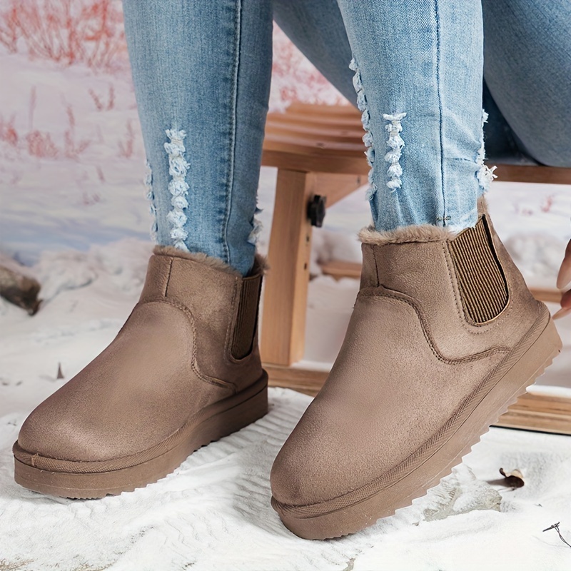 🔥Last Day Promotion 50% OFF - Women's Warm Fleece-Lined Ankle Boots