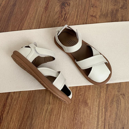 Women's Cross-strap Hollow Breathable Velcro Sandals