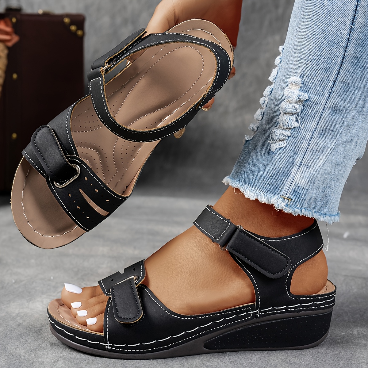 🔥Last Day Promotion 50% OFF - Women's Wedge Orthopaedic Sandals