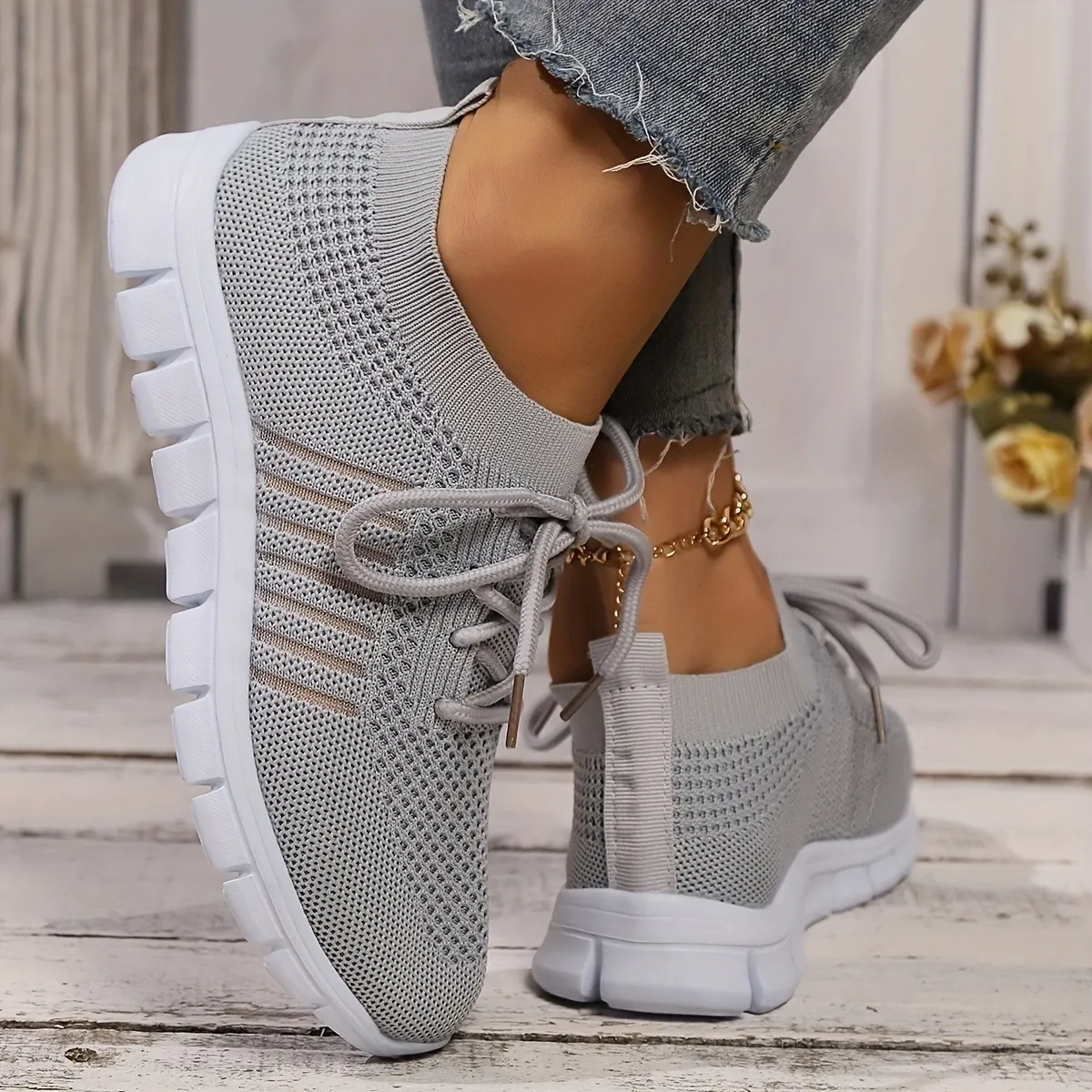🔥Last Day Promotion 50% OFF - Women's Lightweight Breathable Soft Sole Orthopaedic Sneakers