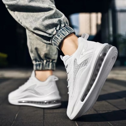 🔥Last Day 50% Off - Men's Orthopaedic Air Cushion Trainers for Plantar Fasciitis, Wide Fit Knee & Heel Pain Relief