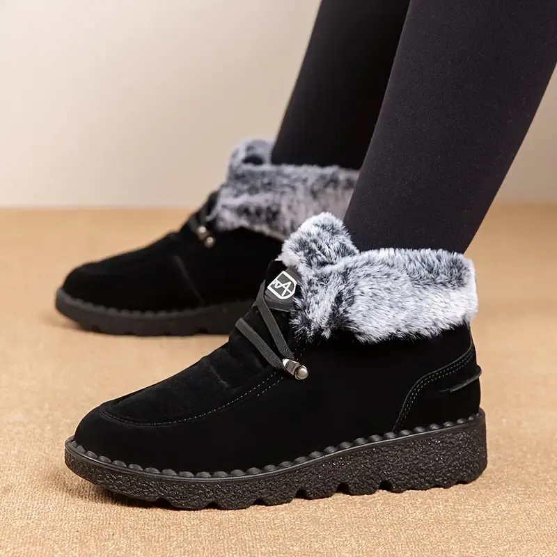 🔥Last Day Promotion 50% OFF - Women's Plush Lined Non-Slip Snow Boots