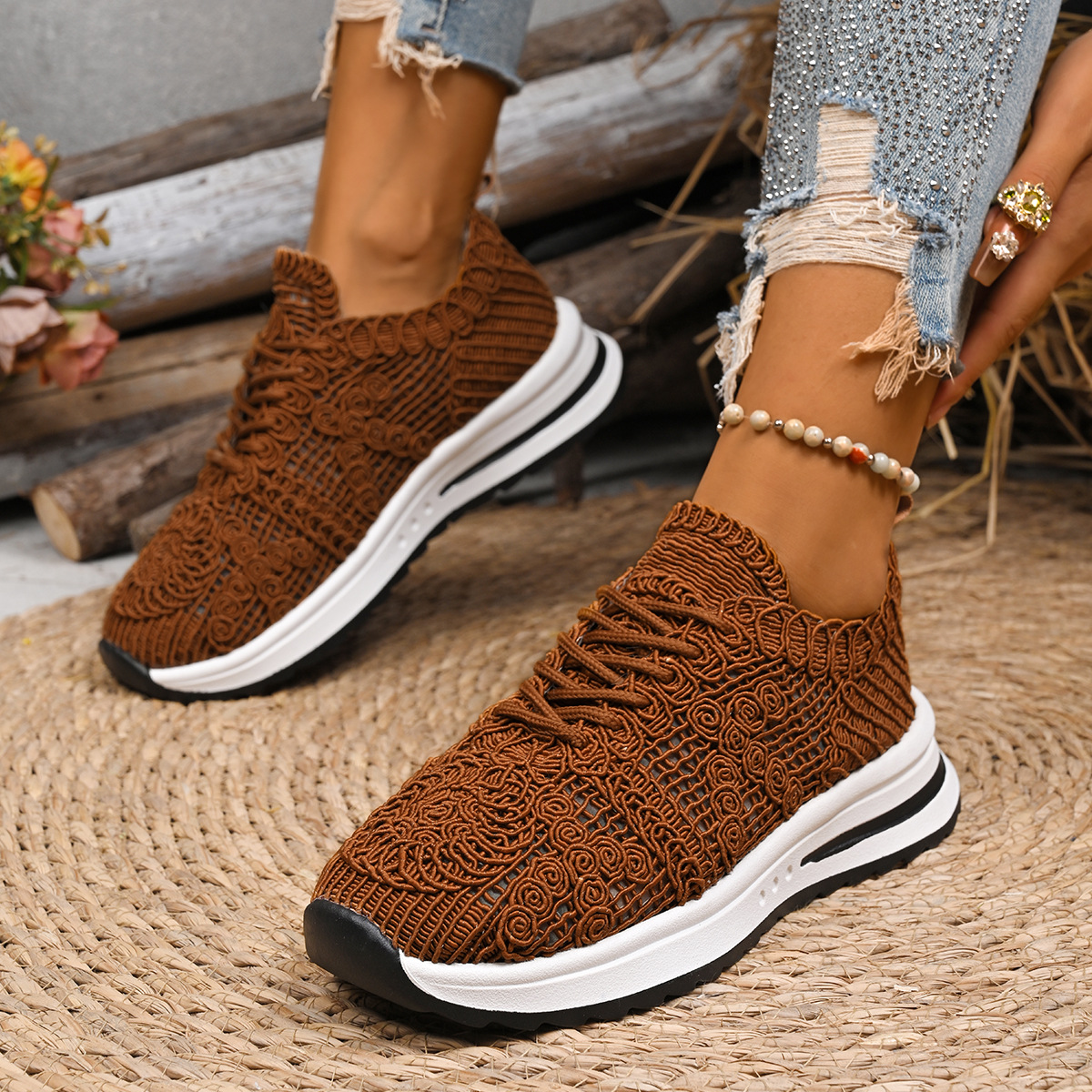 🔥Last Day Promotion 50% OFF - Women's Fashionable Comfortable Breathable Orthopaedic Sneakers