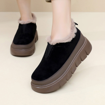 🔥Last Day Promotion 50% OFF - Women's Warm Cosy Thick-Soled Slip-On Snow Boots