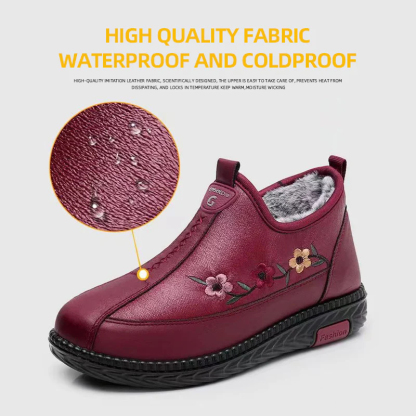 🔥Last Day Promotion 50% OFF - Women's Soft Leather Fleece-Lined Warm Casual Shoes