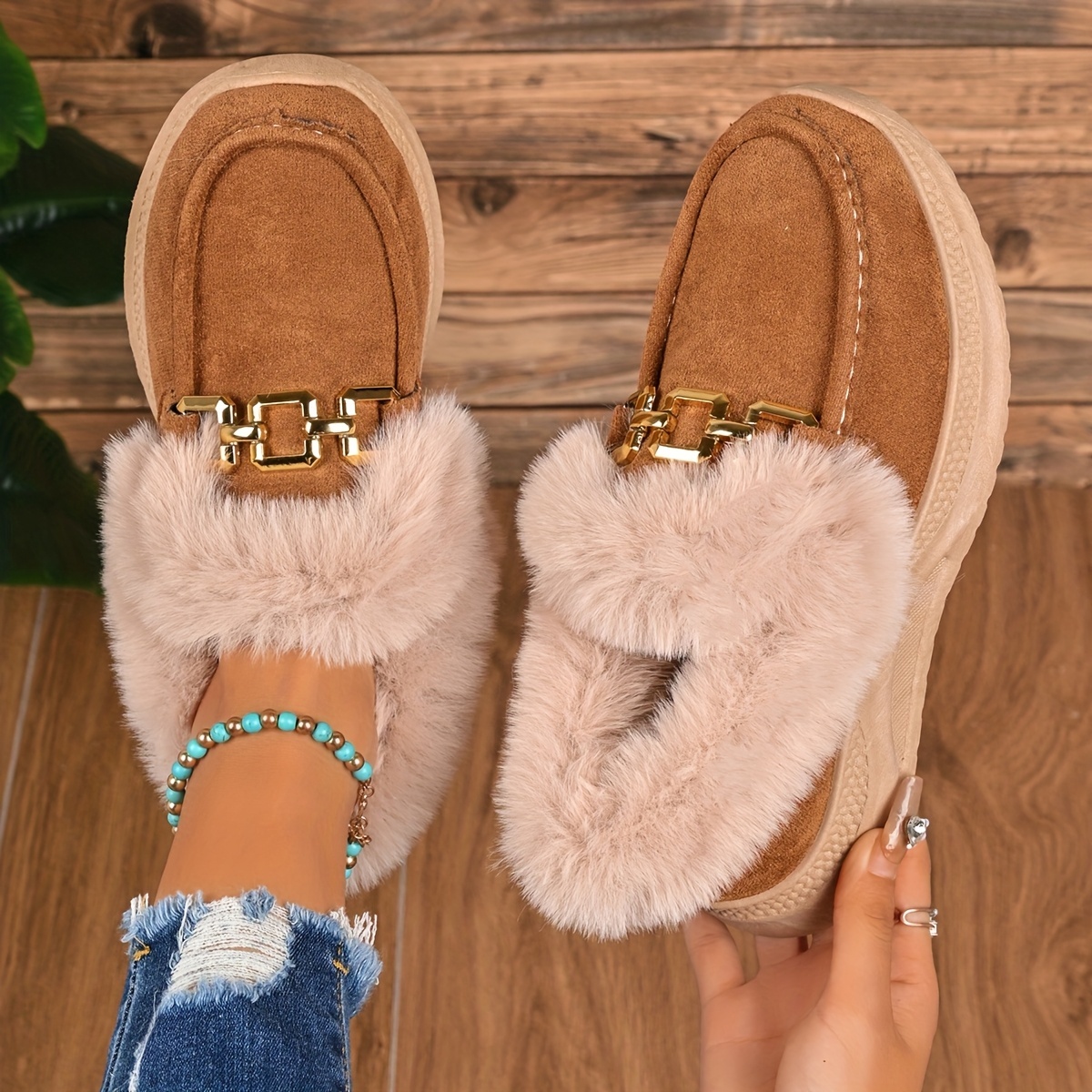 🔥Last Day Promotion 50% OFF - Women's Snow-Ready Thermal-Lined Chunky-Sole Casual Boots