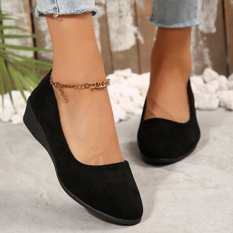 🔥Last Day Promotion 50% OFF - Women's Comfortable Soft Sole Slope Heel Casual Shoes