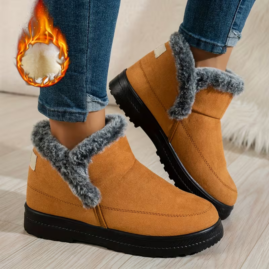 🔥Last Day Promotion 50% OFF - Women's High Quality Warm Slip-On Ankle Boots