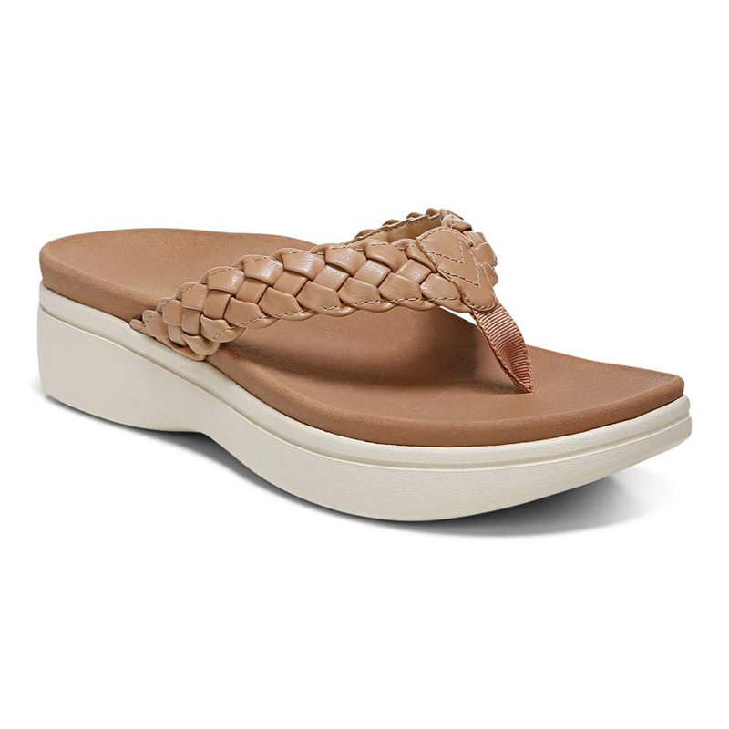🔥Last Day Promotion 50% OFF - Women's Braided Platform Thong Sandals
