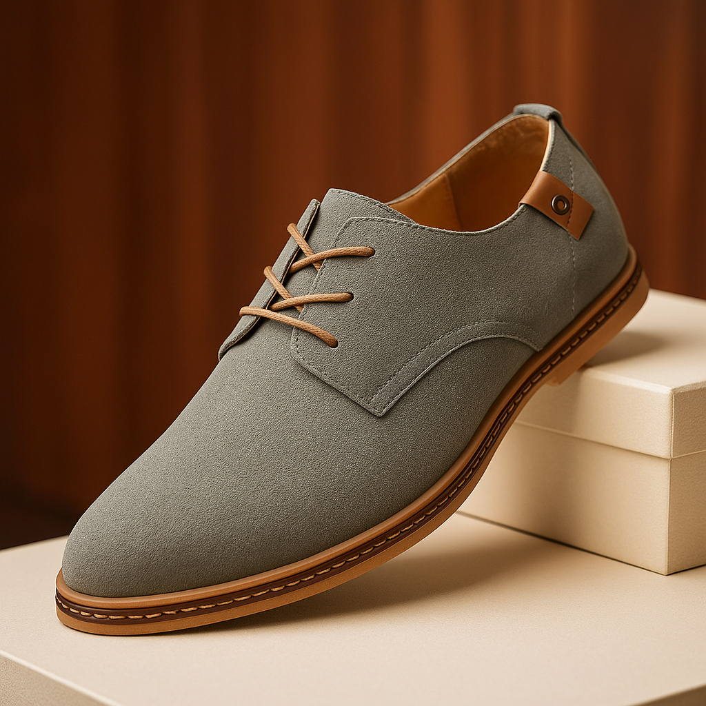 🔥Last Day 50% Off - Orthopaedic Suede Men's Shoes – Anti-Fatigue Cushioning & Arch Support for Plantar Fasciitis & Heel Pain