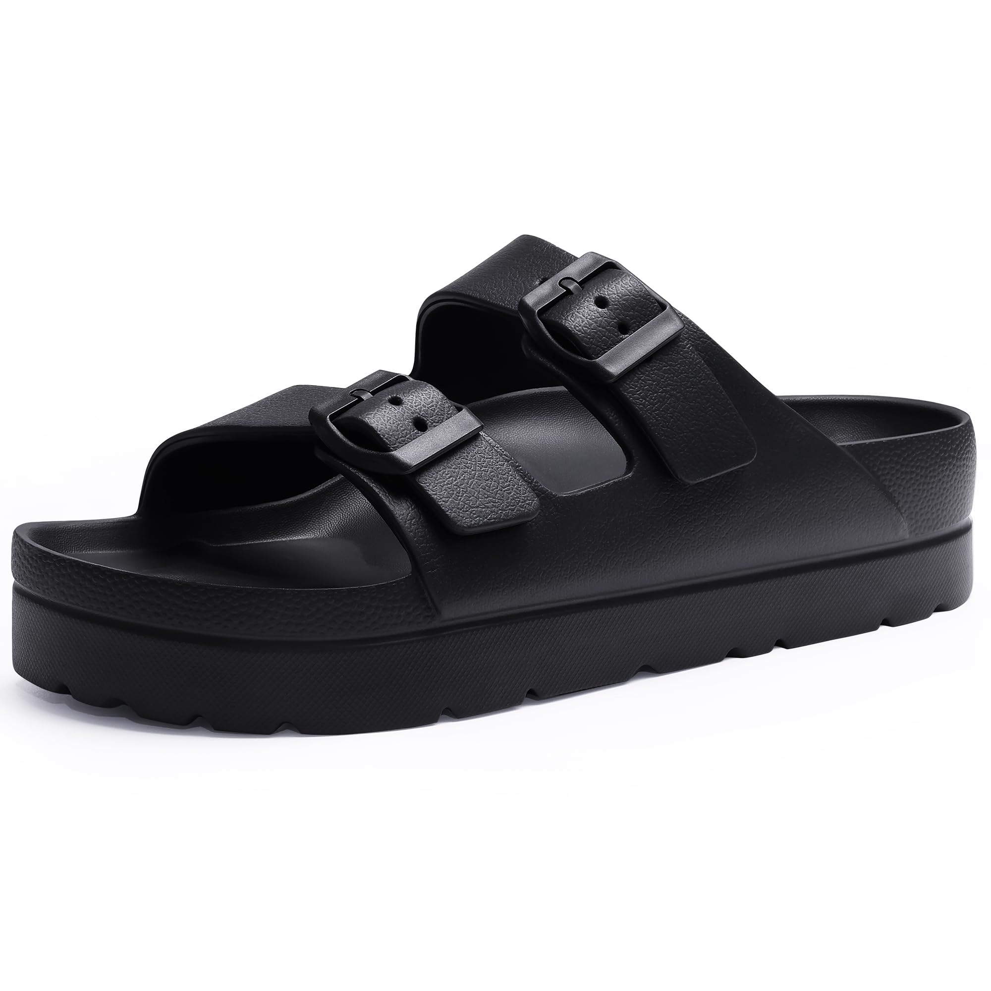 🔥Last Day Promotion 50% OFF -  Women's Comfortable Arch Support Walking Platform Sandals with Adjustable Buckle