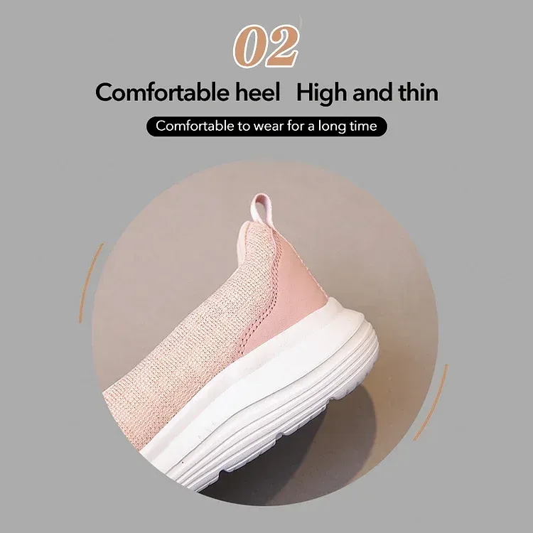 🔥Last Day Promotion 50% OFF - Orthopedic Women's Breathable Slip On Arch Support Non-slip Shoes