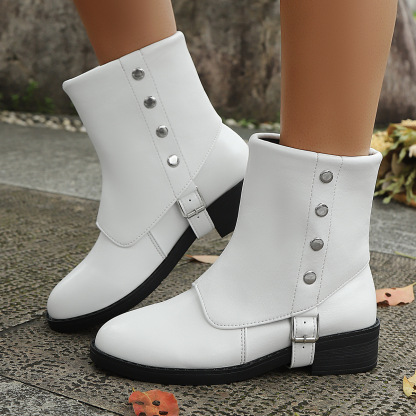 🔥Last Day Promotion 50% OFF - Women's Fashion Waterproof Orthopaedic Genuine Leather Boots