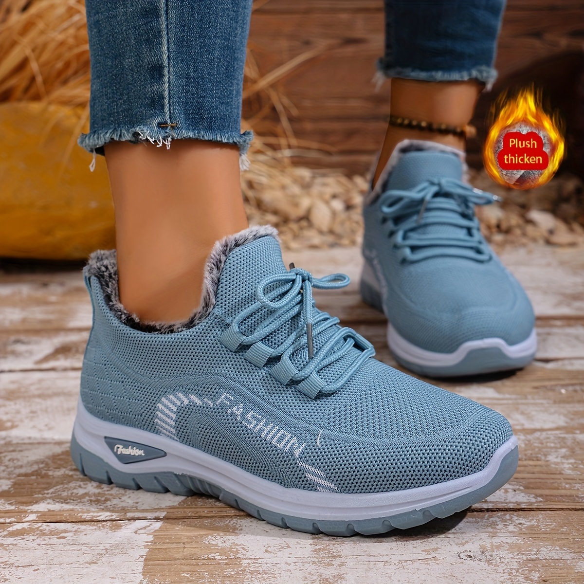 🔥Last Day Promotion 50% OFF - Women's Winter Warm Fleece-Lined Orthopaedic Sneakers