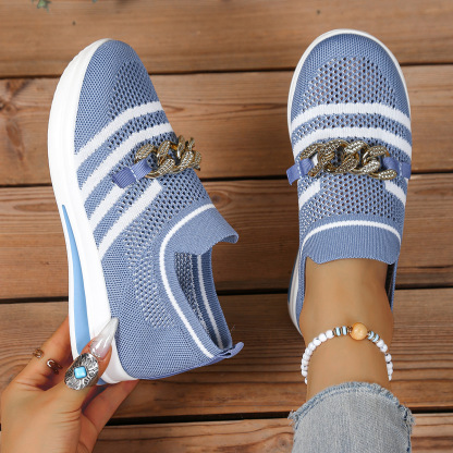 🔥Last Day Promotion 50% OFF - Women's Breathable Slope Heel Soft Sole Orthopaedic Casual Shoes