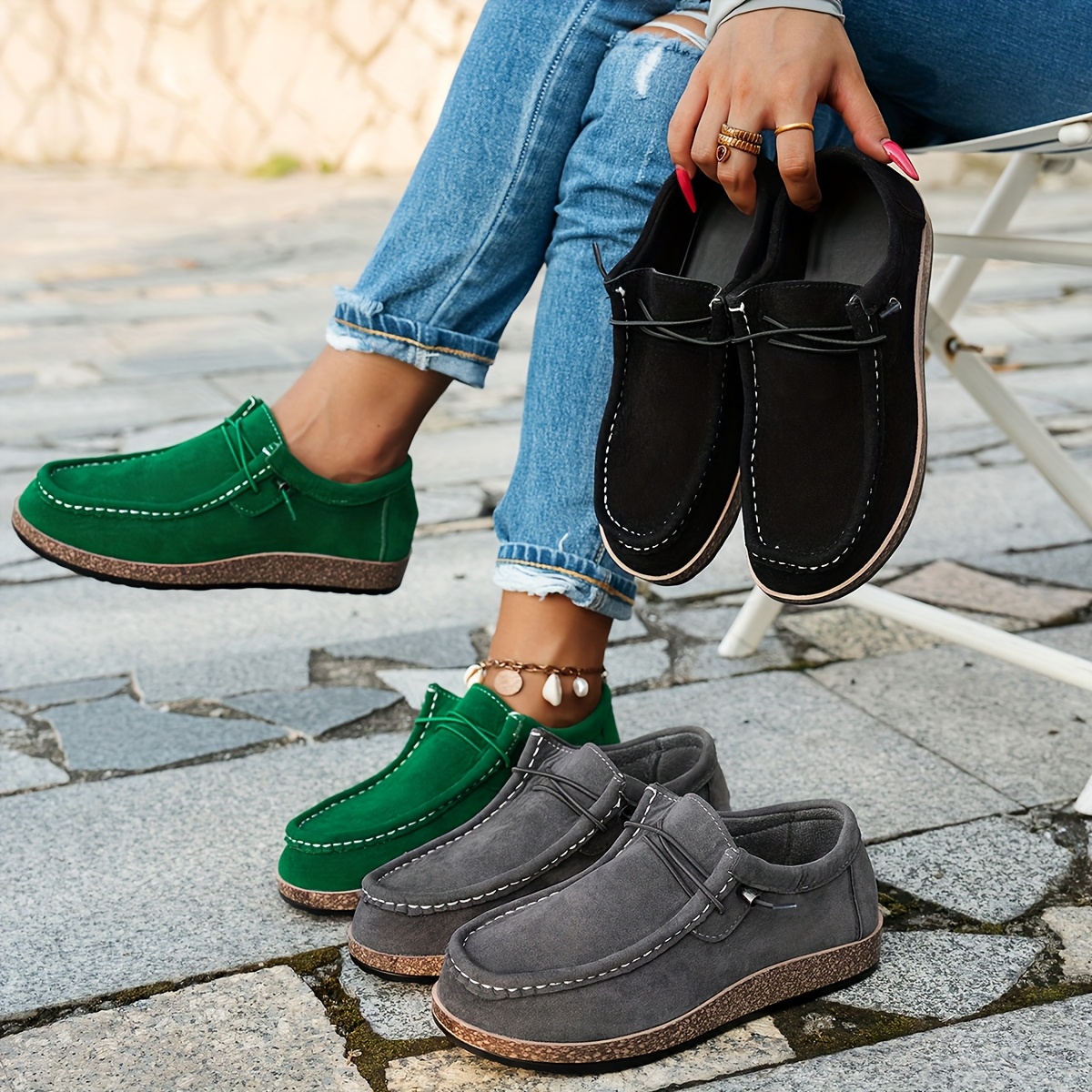 🔥Last Day Promotion 50% OFF - Women'S Lightweight Slip-On Sneakers