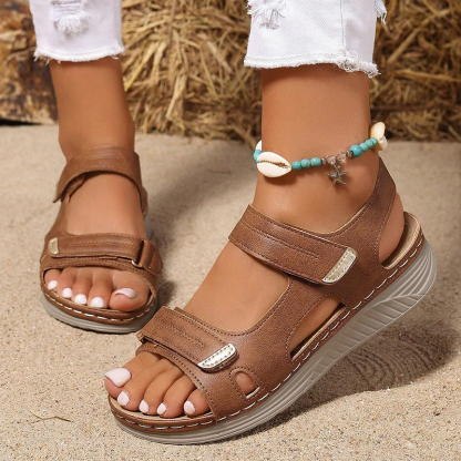 🔥Last Day Promotion 50% OFF - Women's Soft Sole Leather Orthopaedic Sandals
