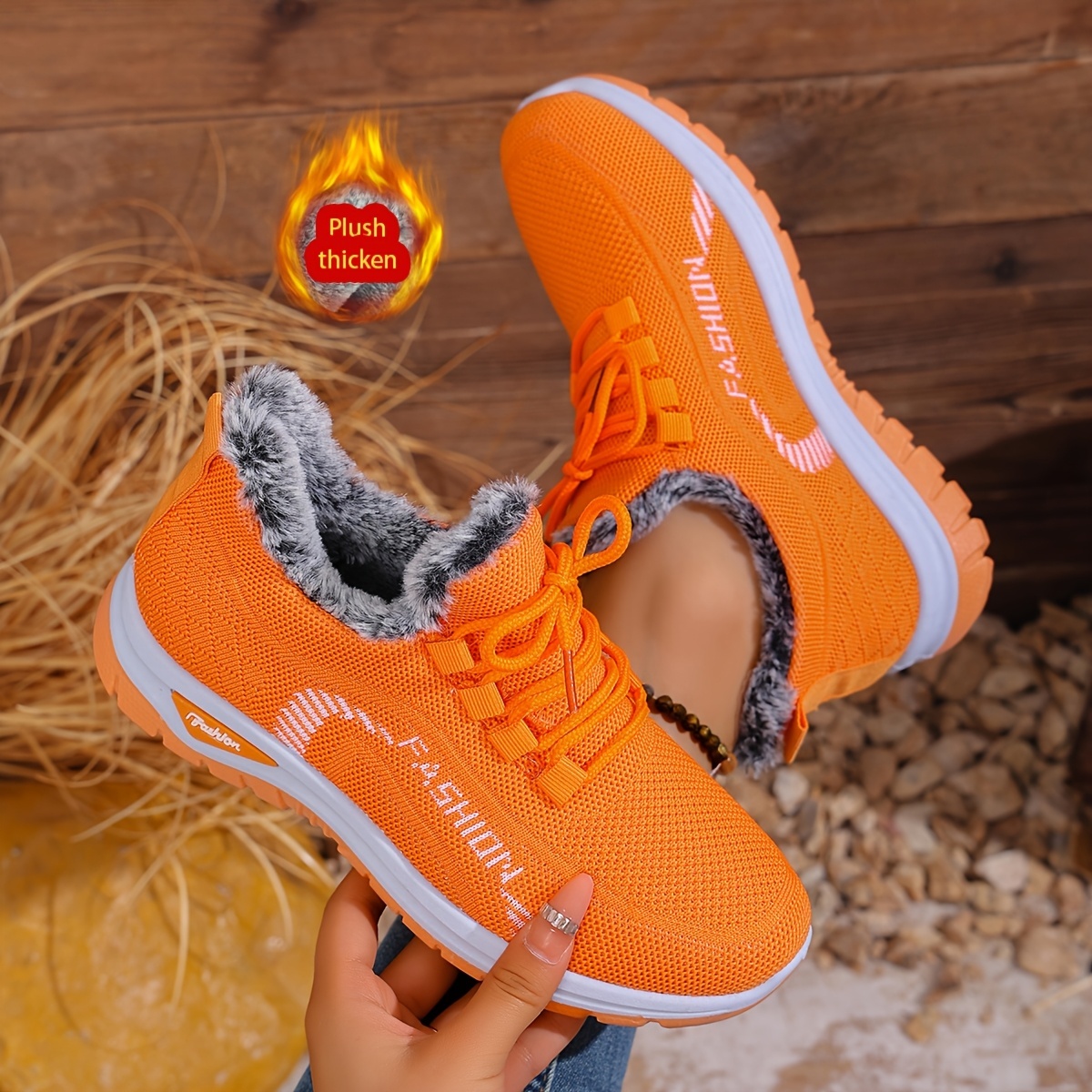 🔥Last Day Promotion 50% OFF - Women'S Winter Warm Fleece-Lined Orthopaedic Sneakers
