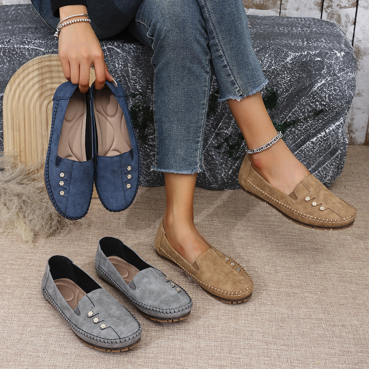 🔥Last Day Promotion 50% OFF - Women's Comfortable Soft Leather Loafer