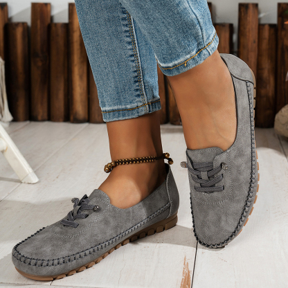 🔥Last Day Promotion 50% OFF - Women's Comfortable Soft Hand-Stitched Genuine Leather Loafers