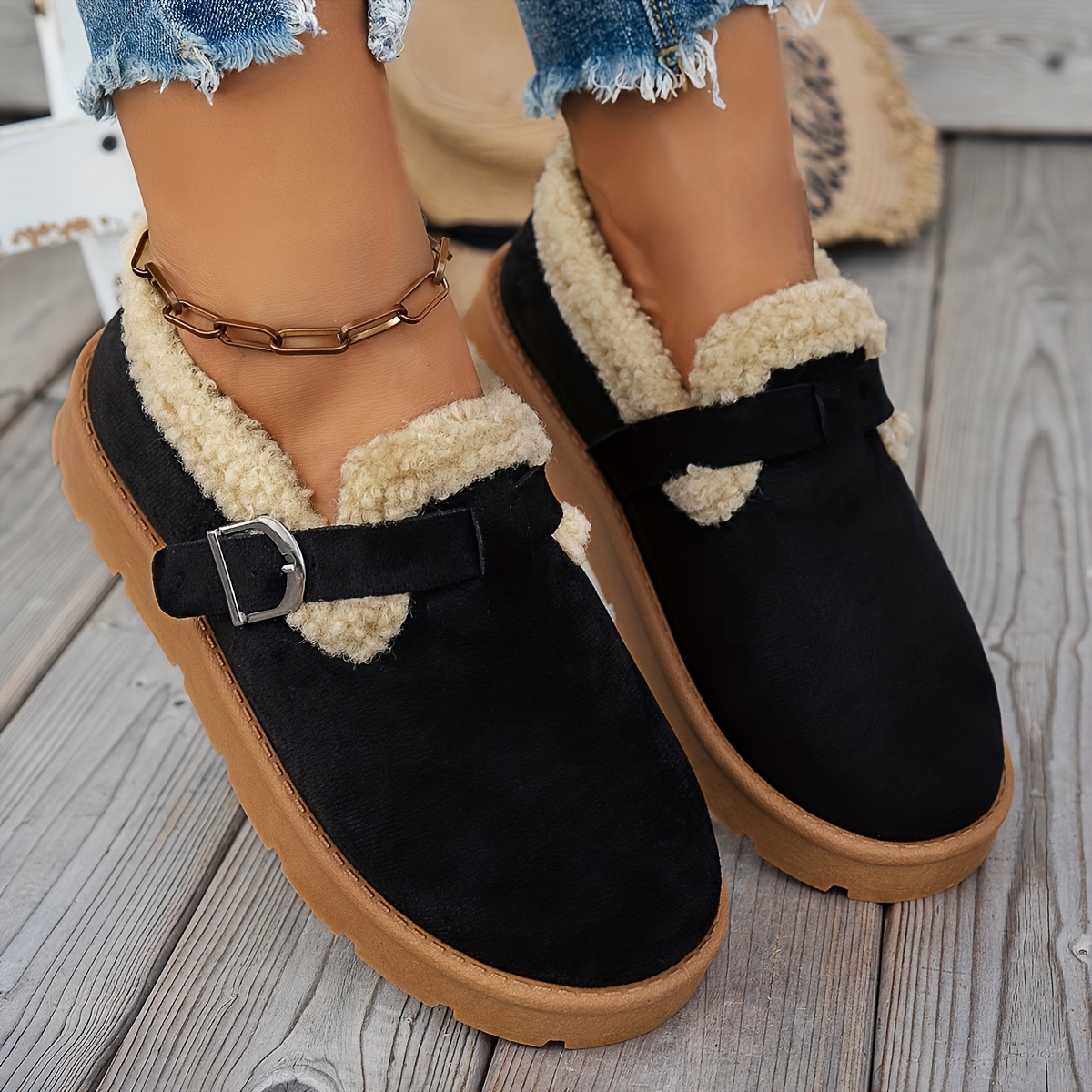 🔥Last Day Promotion 50% OFF - Women's Plush Lined Cozy Winter Ankle Boots