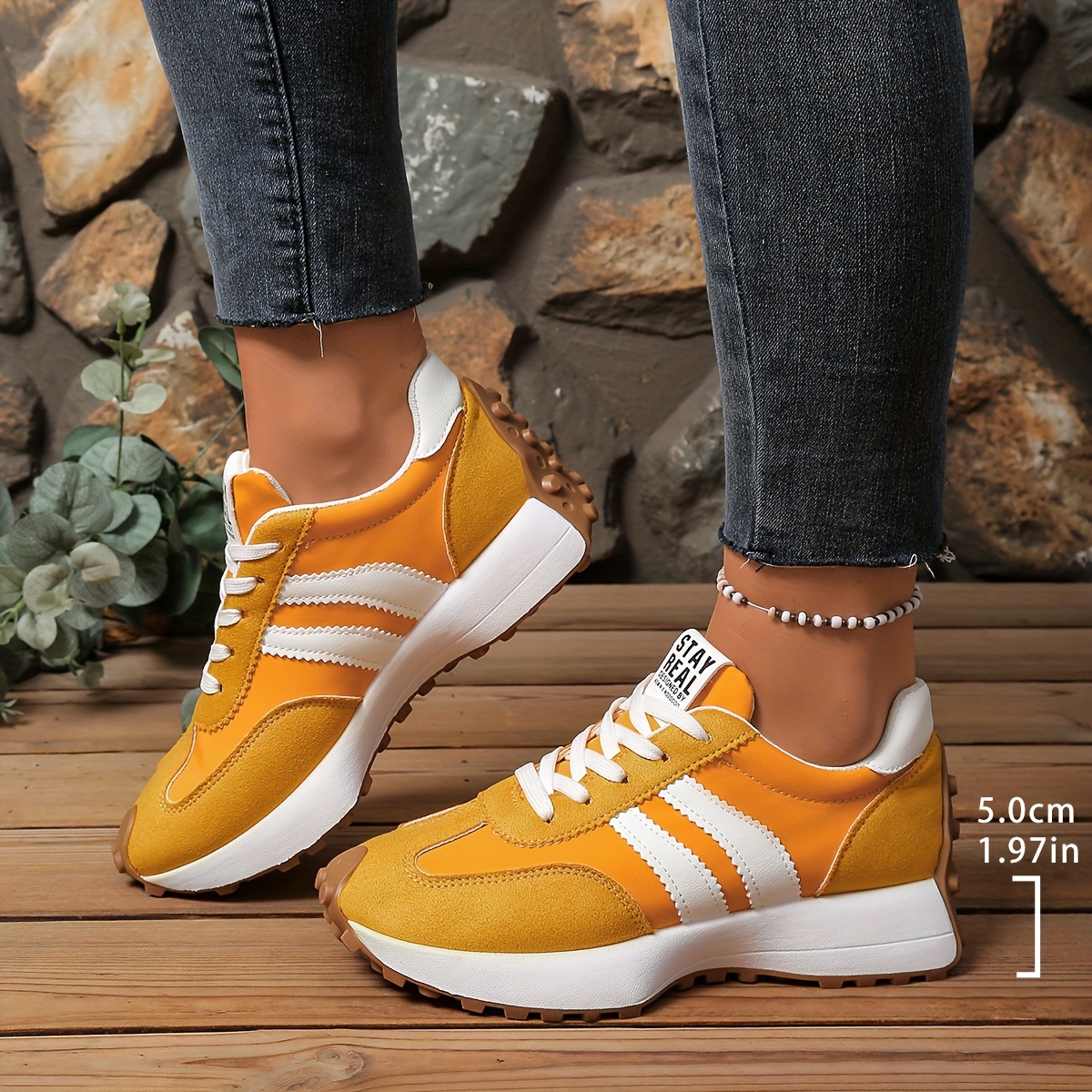 🔥Last Day Promotion 50% OFF - Women's Fashionable Casual Versatile Trendy Trainers