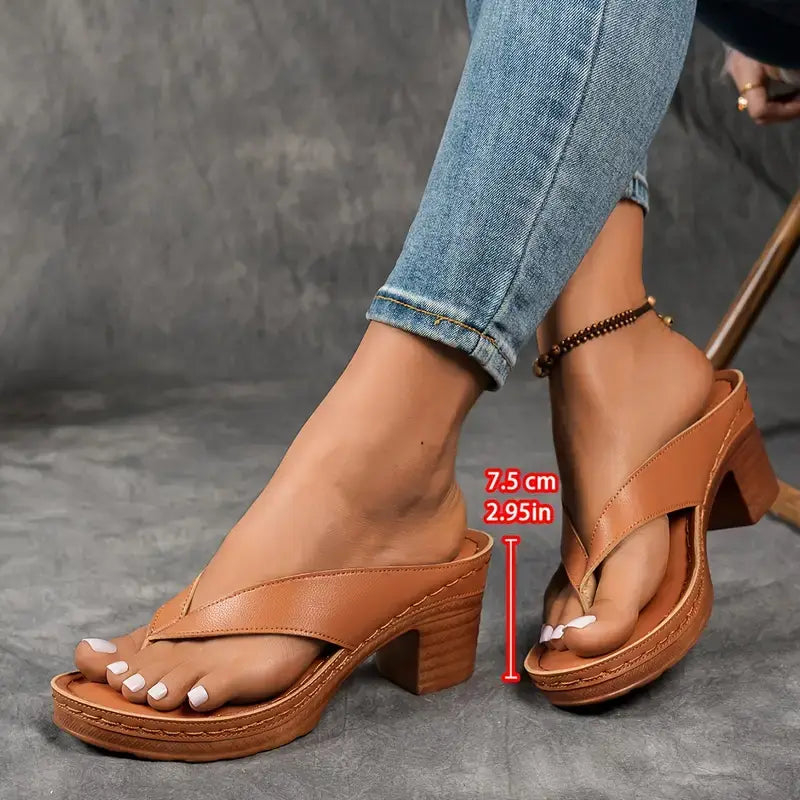 🔥Last Day Promotion 50% OFF - Women's Fashion Block Heel Sandals