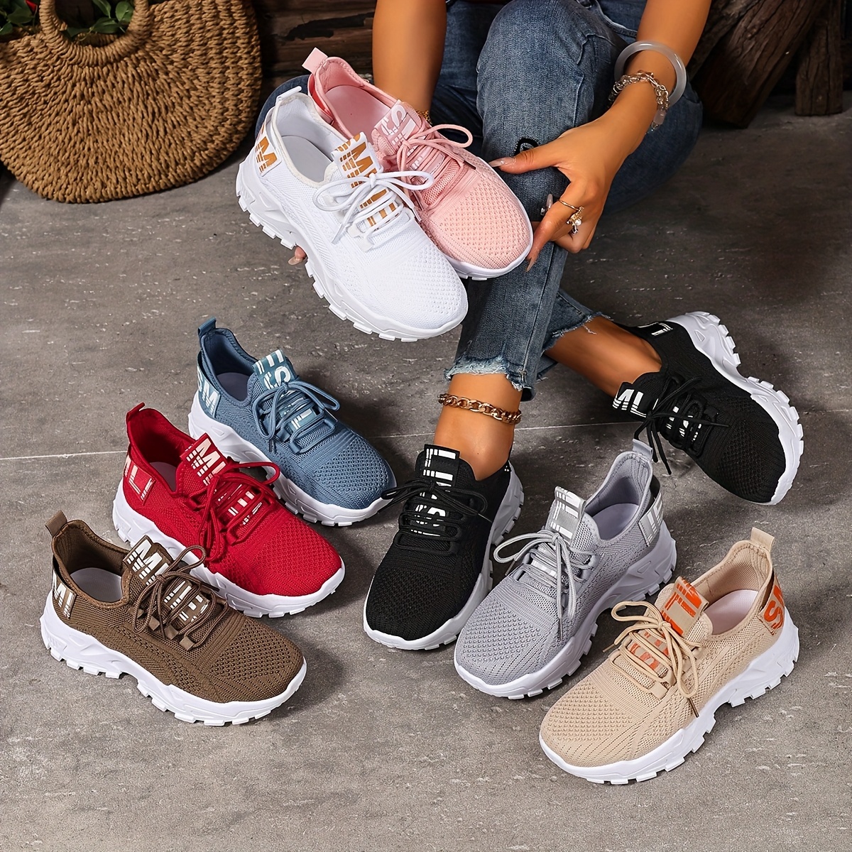 🔥Last Day Promotion 50% OFF - Women's Comfortable Breathable & Lightweight Slip-On Sneakers