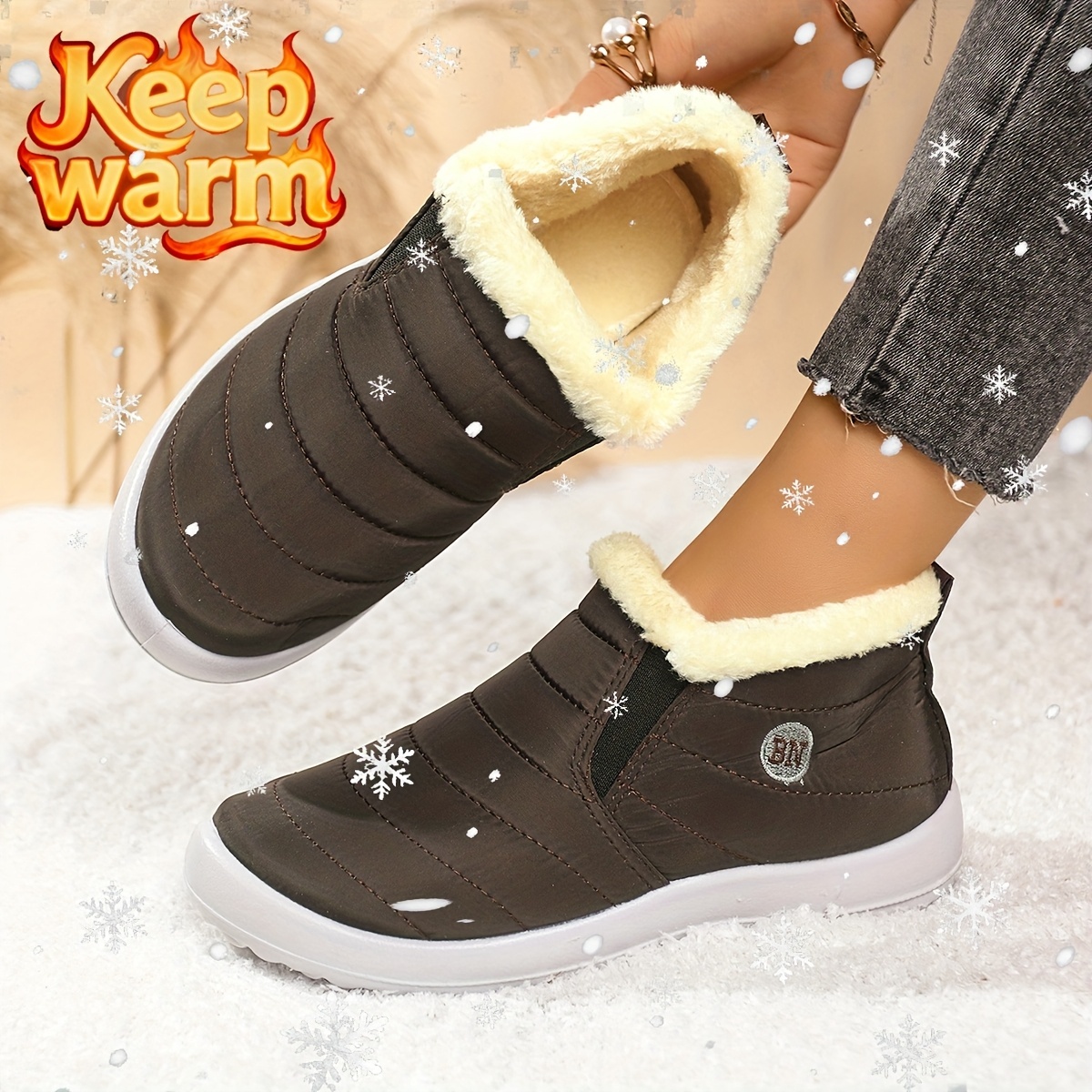 🔥Last Day Promotion 50% OFF - Women's Lightweight Winter Warm Ankle Boots