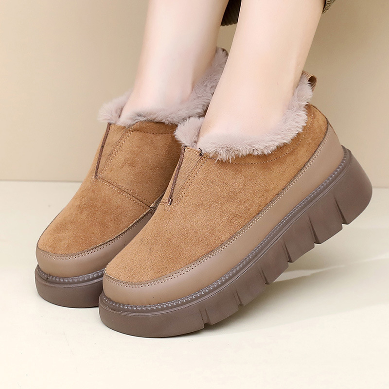 🔥Last Day Promotion 50% OFF - Women's Warm Cosy Thick-Soled Slip-On Snow Boots