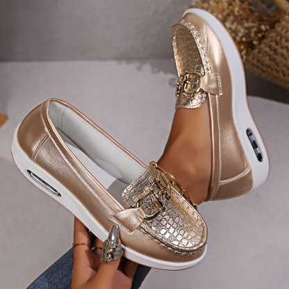 🔥Last Day Promotion 50% OFF - Women's Casual Genuine Leather Loafers