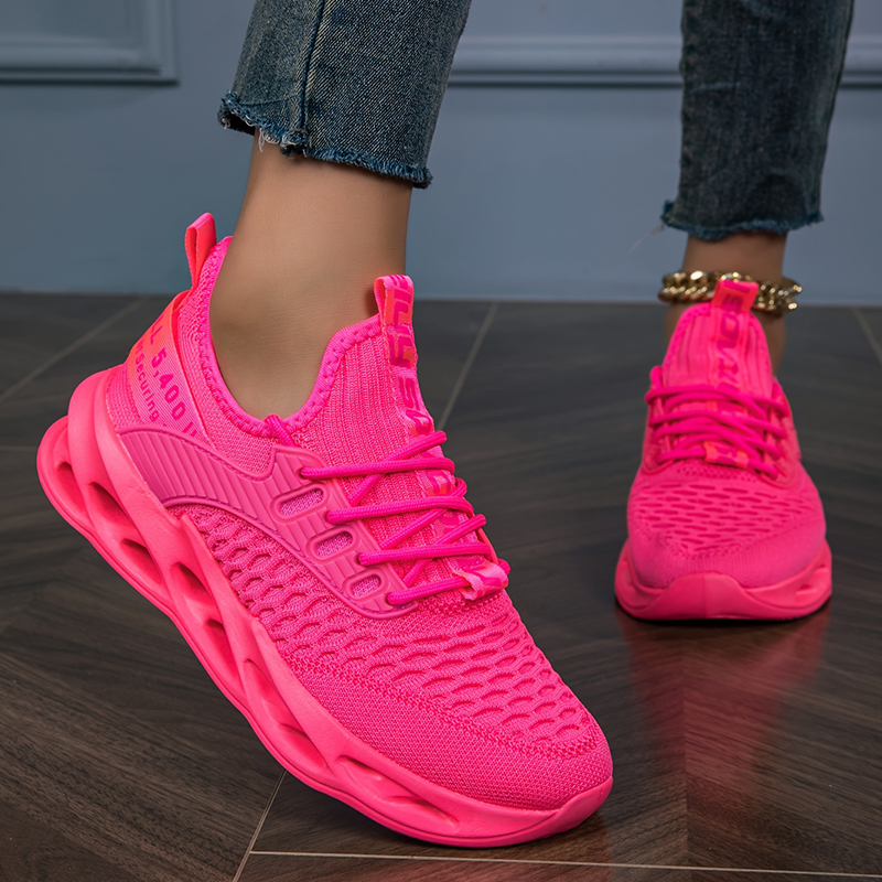 Women's New Breathable Shock-Absorbing Elastic Fashionable Sneakers