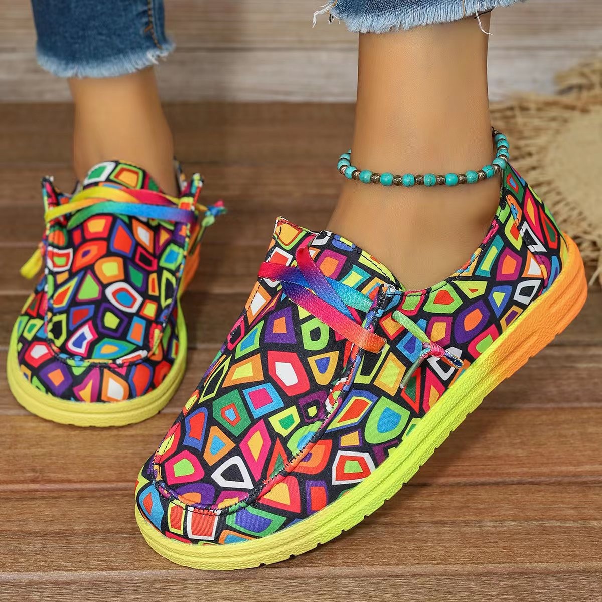 🔥Last Day Promotion 50% OFF - Women's Colourful Ethnic Soft Sole Orth