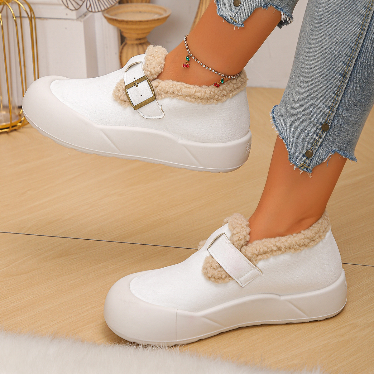 🔥Last Day Promotion 50% OFF - Women's Fleece-Lined Warm Shoes