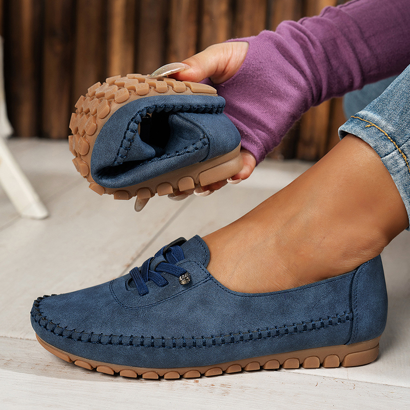 🔥Last Day Promotion 50% OFF - Women's Comfortable Soft Hand-Stitched Genuine Leather Loafers