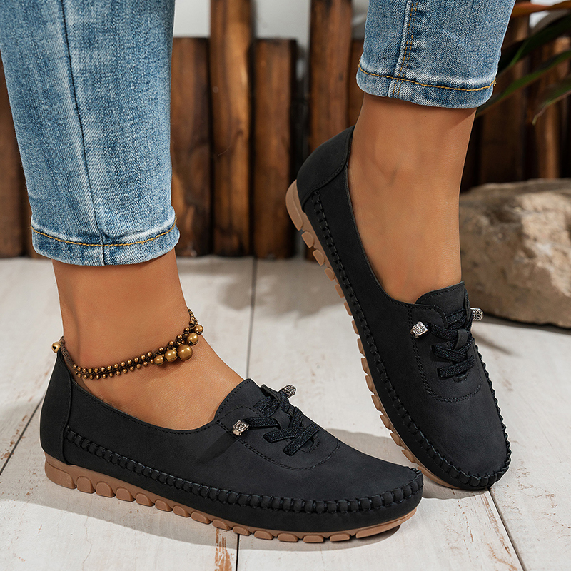 🔥Last Day Promotion 50% OFF - Women's Comfortable Soft Hand-Stitched Genuine Leather Loafers