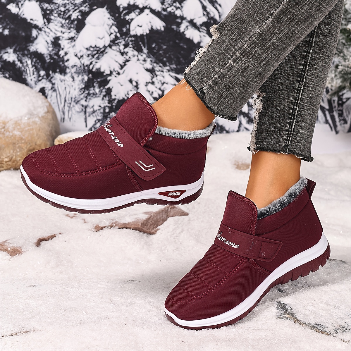 🔥Last Day Promotion 50% OFF - Women's Warm Anti-Slip Slip-On Orthopaedic Boots