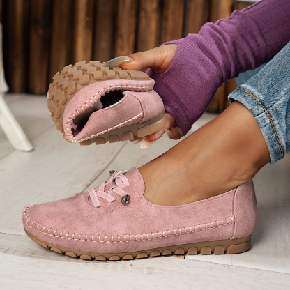 🔥Last Day Promotion 50% OFF - Women's Comfortable Soft Hand-Stitched Genuine Leather Loafers