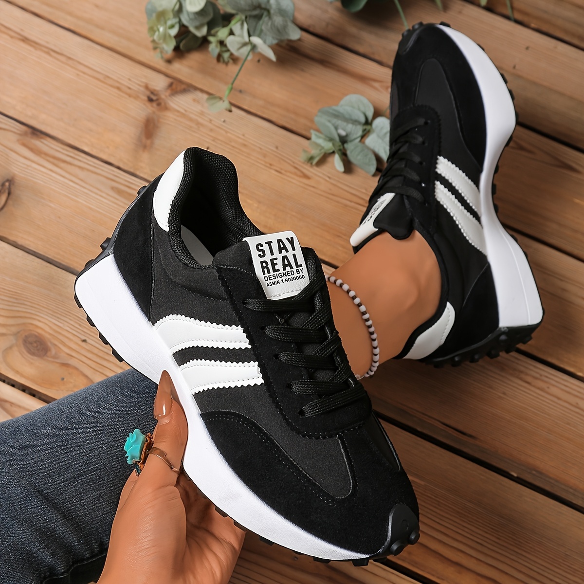 🔥Last Day Promotion 50% OFF - Women's Fashionable Casual Versatile Trendy Trainers
