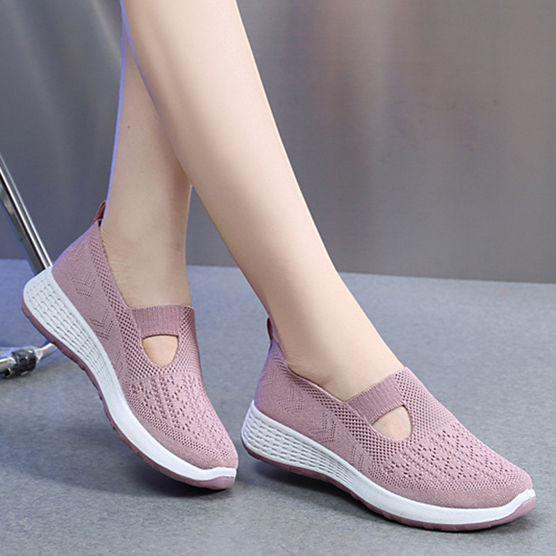 🔥Last Day Promotion 50% OFF - Women's Casual Breathable Slip On Orthopaedic Walking Sneakers
