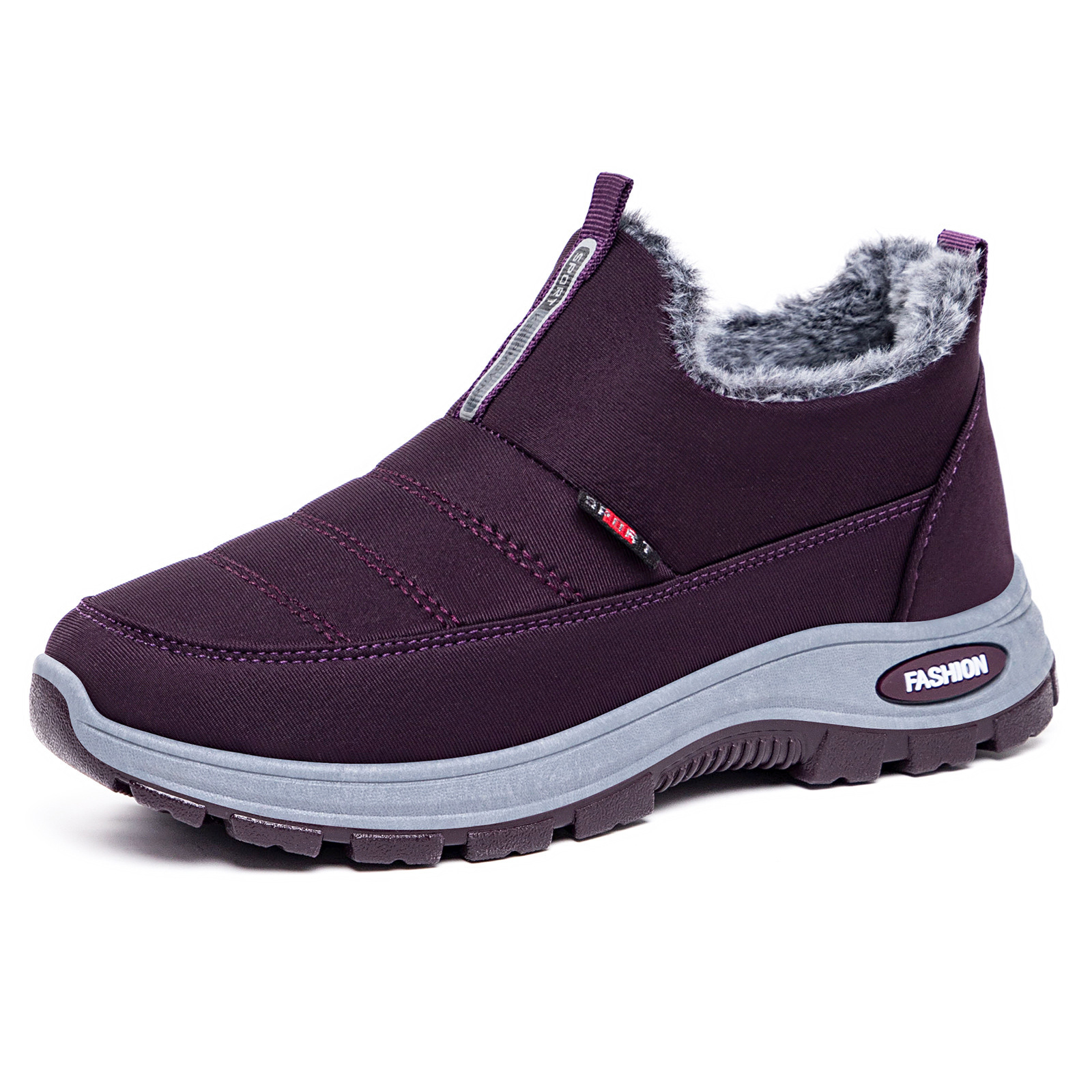 🔥Last Day Promotion 50% OFF - Women's Mid-to-Senior Winter Slip-On Orthopedic Warm Shoes