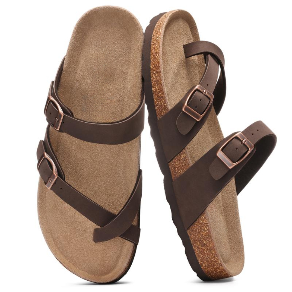 🔥Last Day Promotion 50% OFF -  Women’s Comfort Toe Loop Cork Sandals