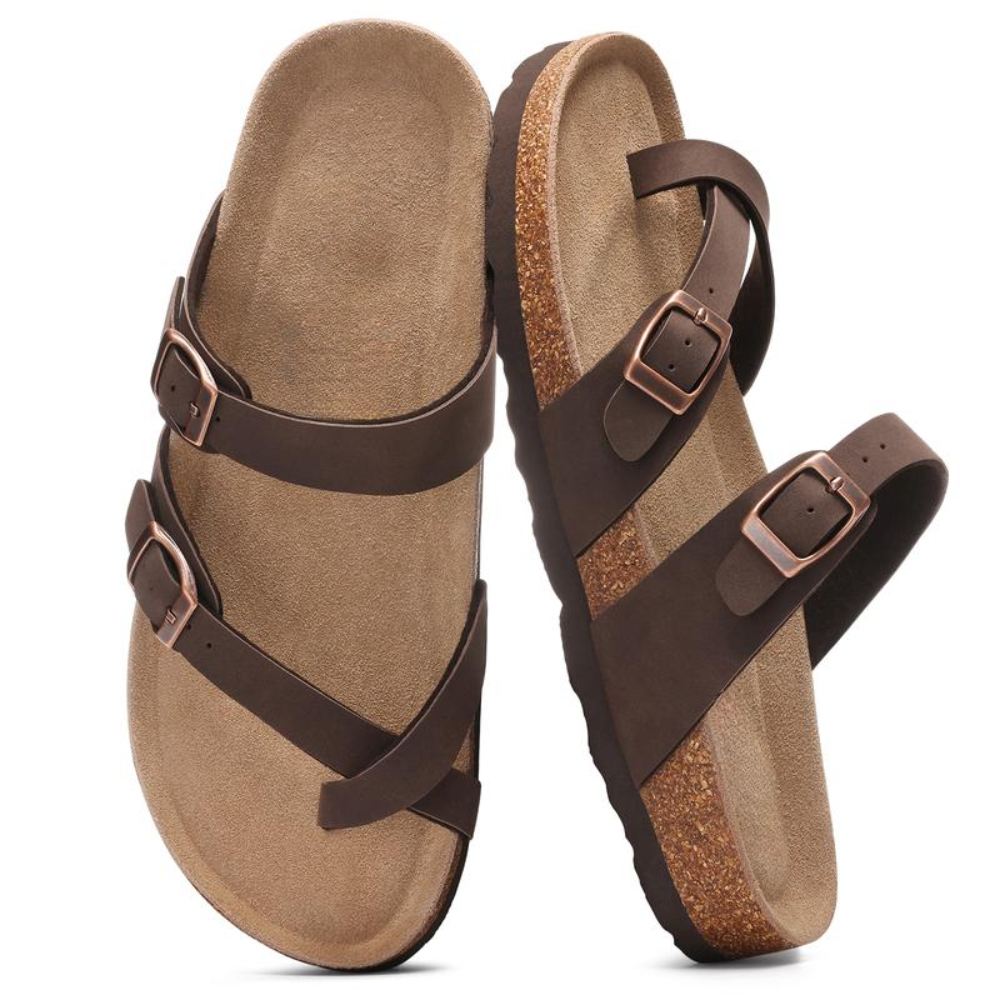 🔥Last Day Promotion 50% OFF -  Women’s Comfort Toe Loop Cork Sandals