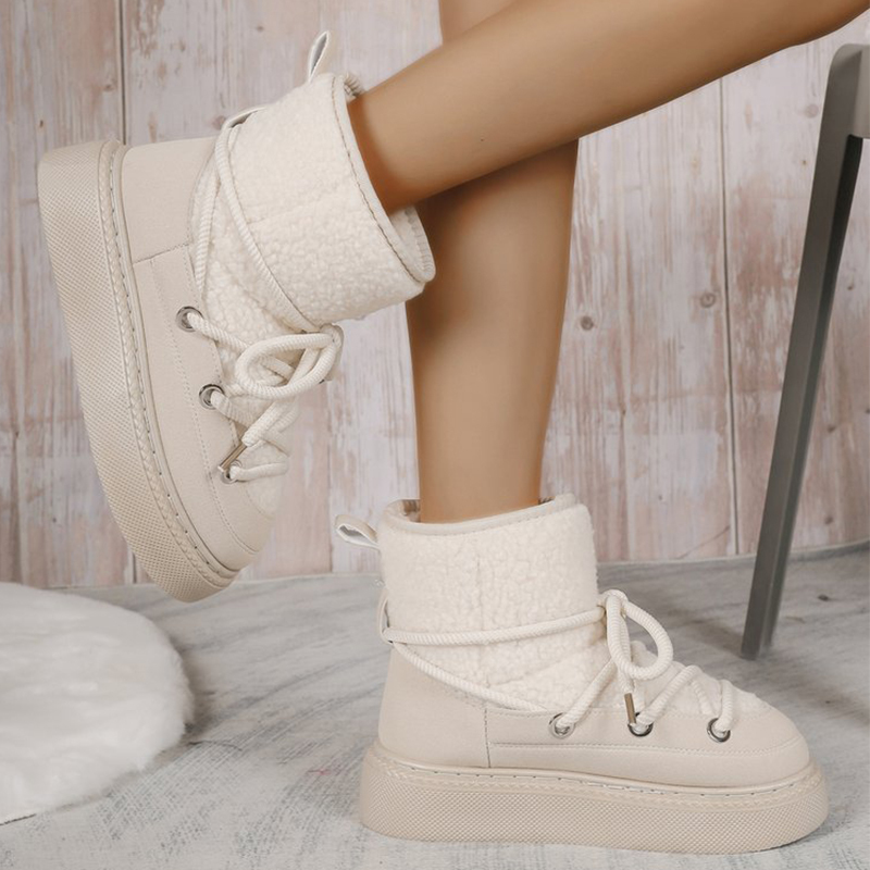 🔥Last Day Promotion 50% OFF - Women's Ultra-Comfortable Thick-Sole Thermal Snow Boots