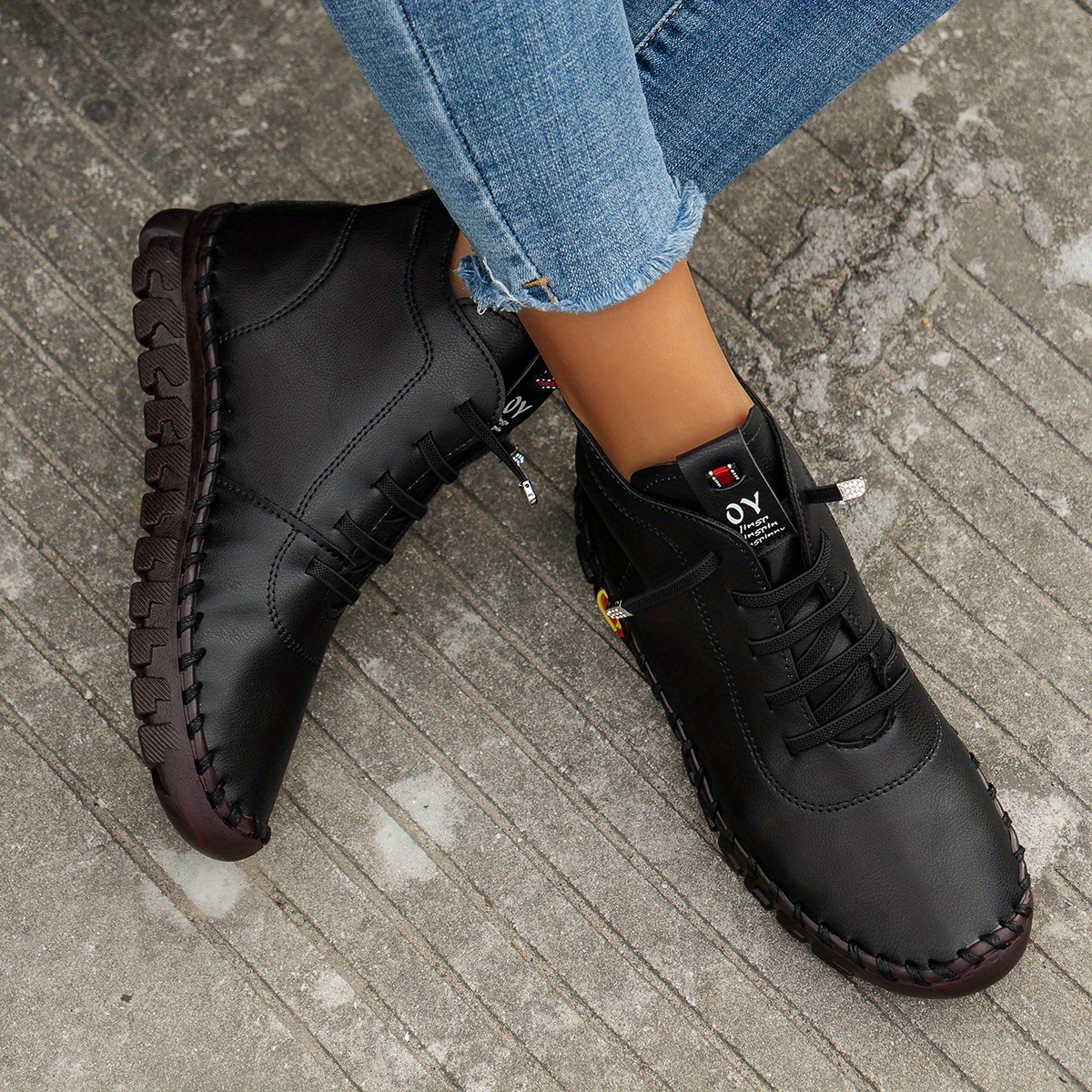 🔥Last Day Promotion 50% OFF - Women'S Comfortable Handmade Leather Orthopaedic Ankle Boots