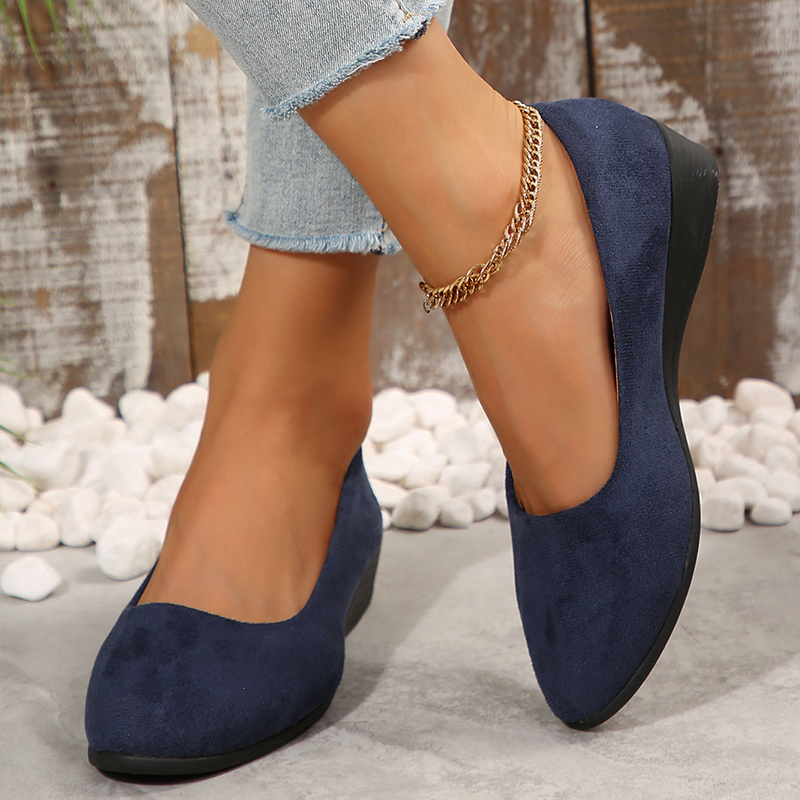 🔥Last Day Promotion 50% OFF - Women's Comfortable Soft Sole Slope Heel Casual Shoes