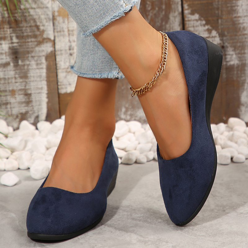 🔥Last Day Promotion 50% OFF - Women's Comfortable Soft Sole Slope Heel Casual Shoes