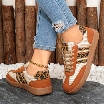 🔥Last Day Promotion 50% OFF - Women's Retro Leopard Print Women's Casual Sneakers